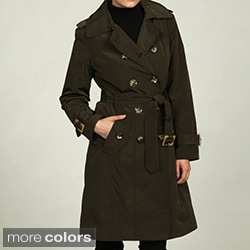 London Fog Women's Double-breasted Trench Coat