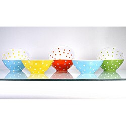 Bistro Assorted Color Individual Bowls (Pack of 4)