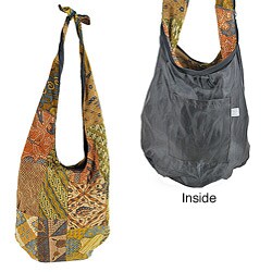 Cotton Batik Patch Shoulder Bag (Nepal)