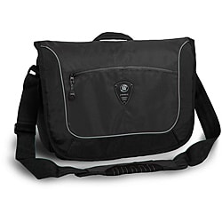 J World 'Windgate' Black Messenger Bag