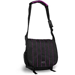 J World 'Jeanie' Black and Purple Messenger Bag