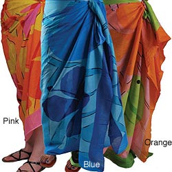 Cotton Abstract Print Sarong (India)