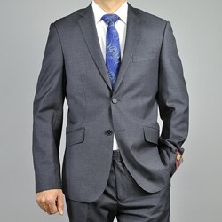 Giorgio Fiorelli Men's Charcoal Gray 2-button Slim-fit Suit