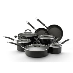 KitchenAid Porcelain Black 12-pc Nonstick Cookware Set