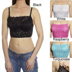Scallop Lace Strapless Mini Camisole (2 Pack)
