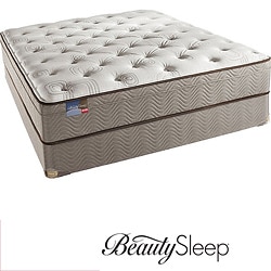 Simmons BeautySleep Fox Hollow Euro Top King-size Mattress Set