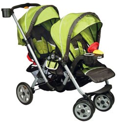 Jeep Traveler Tandem Double Stroller in Spark | Overstock.com