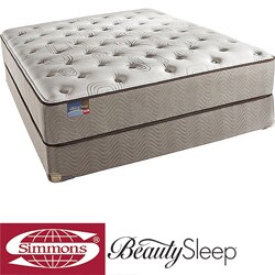 Simmons BeautySleep Fox Hollow Plush Queen-size Mattress Set