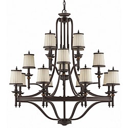 Connecticut 16-light Rubbed Bronze Chandelier