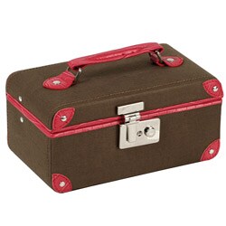 Travel-size Suitcase Jewelry Case