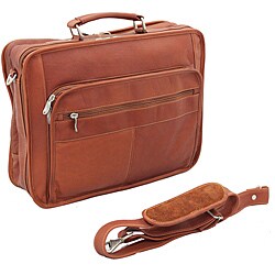 Vaquetta Handcrafted Executive 14-inch Top-grain Leather Briefcase