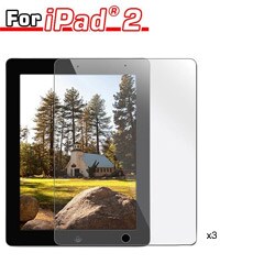 Screen Protector for Apple iPad 2 (Pack of 3)