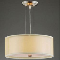 Altea Yellow and Off-white Dual Shade Pendant Chandelier