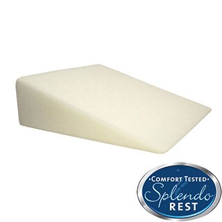 SplendoRest Visco Elastic Foam Firm Support Bed Wedge Pillow