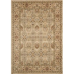 Power-Loomed Preston Garden Ivory Rug (7'10 x 9'10)