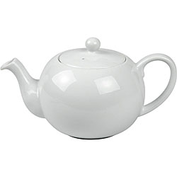 Konitz White Ceramic Small Sieve Teapot 