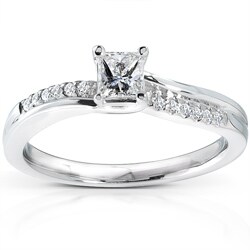 14k White Gold 1/3ct TDW Diamond Engagement Ring (H-I, I1-I2)