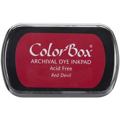 Archival Dye Red Devil Inkpad 