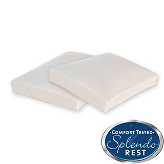 SplendoRest Side Sleeper Ventilated Memory Foam Pillows (Set of 2)