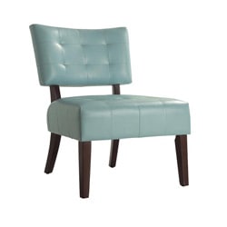 Smith Collection Sky Blue Accent Chair