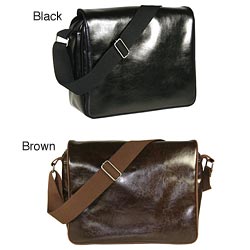 8th Line Wetlook 15-inch Messenger Bag