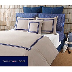 Tommy Hilfiger Oxford Khaki Twin-size Comforter