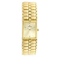 Croton Men's 23k Gold Diamond Dress Watch