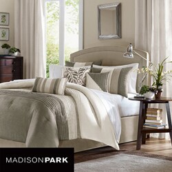 Madison Park Eastridge Natural 7-piece Comforter Set