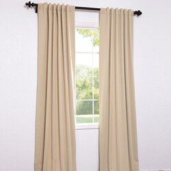 Biscotti Beige 96-inch Blackout Curtain Panel Pair