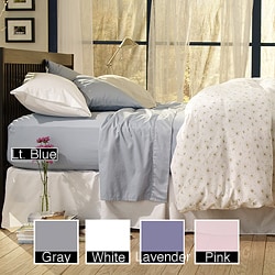 Sealy Cotton Sateen Twin/Full-size 330 Thread Count Sheet Set
