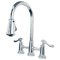 Price Pfister Ashfield Polished Chrome Pullout Kitchen Faucet 