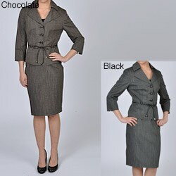 Signature by Larry Levine Women's Skirt Suit