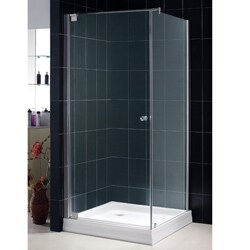 DreamLine TETRA 34-inch x 74-inch Frameless Glass Shower Enclosure