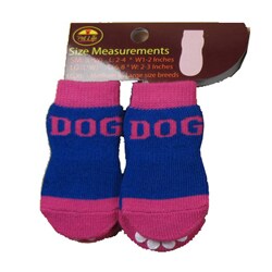 Pet Life Rubberized Dog Socks (Pack of 4)