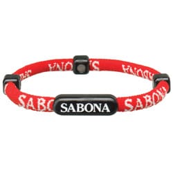 Sabona Red Athletic Bracelets (Pack of 2)