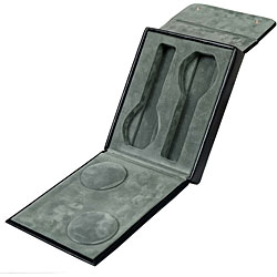 Wolf Designs 2-watch Travel Box