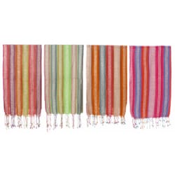 Cotton Festival Stripe Scarf (Nepal)