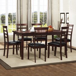 Springvale 7-piece Deep Ash Dining Set