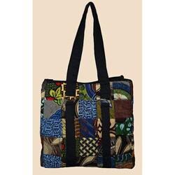 Fabric Patchwork Large Original Tote Bag (Kenya)
