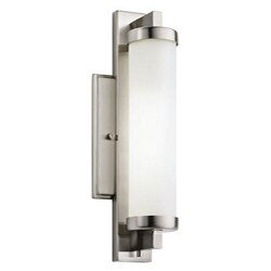 Jervis Indoor/ Outdoor 1-light Nickel Wall Sconce