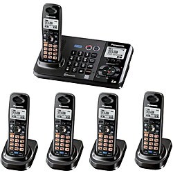 Panasonic KXTG9382T DECT 6.0 5-Handset Digital Cordless Answering System