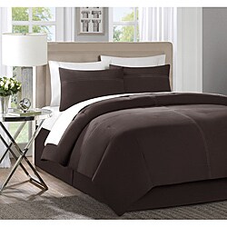 Quatro Brown Queen 4-piece Comforter Set