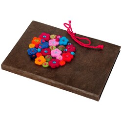 Paper Brown Hana Flower Journal (Nepal)