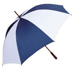 Blue and White Deluxe Golf Umbrellas (Case of 35)
