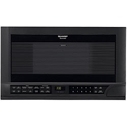 Sharp R-1210 Black 1.5-cu-ft Over-the-counter Microwave 