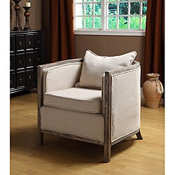 Channing Bleached Gray Club Chair