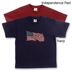 Be the Ball Children's Cotton Mill Short-sleeve Retro Flag T-shirt