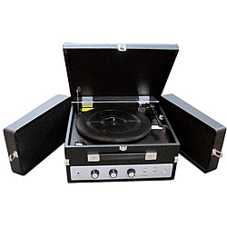 Pyle PLTTB8UI Fold-Out Speaker Vinyl Turntable Record Player
