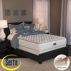Serta Perfect Sleeper Liberation Cushion Firm Queen-size Mattress and Box Spring Set