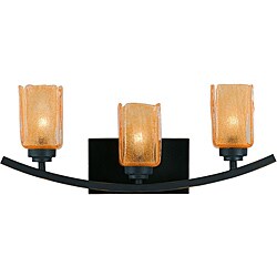 Yacht Club Bronze 3-light Bath Light Fixture